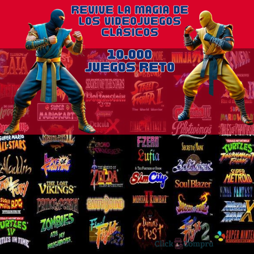 Consola de juegos inalámbrica retro Stick de 64 GB
