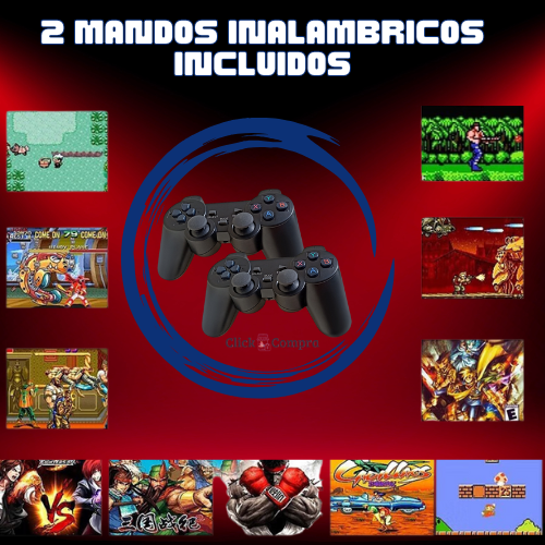 Consola de juegos inalámbrica retro Stick de 64 GB