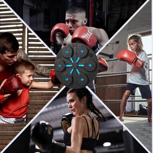 Máquina de boxeo inteligente + guante negro